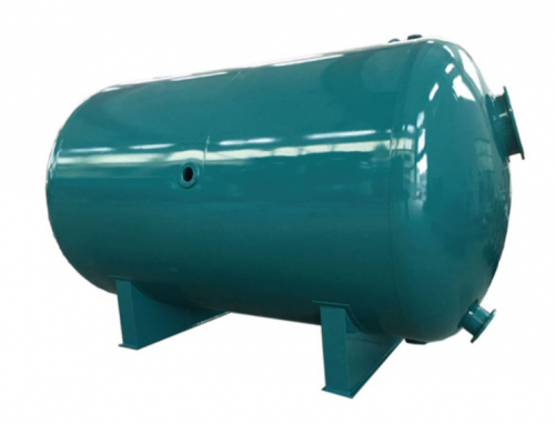 臥式碳鋼內襯膠石英砂過濾器