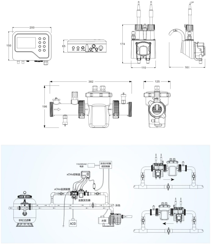 XCHLO智能鹽氯發(fā)生器結構圖